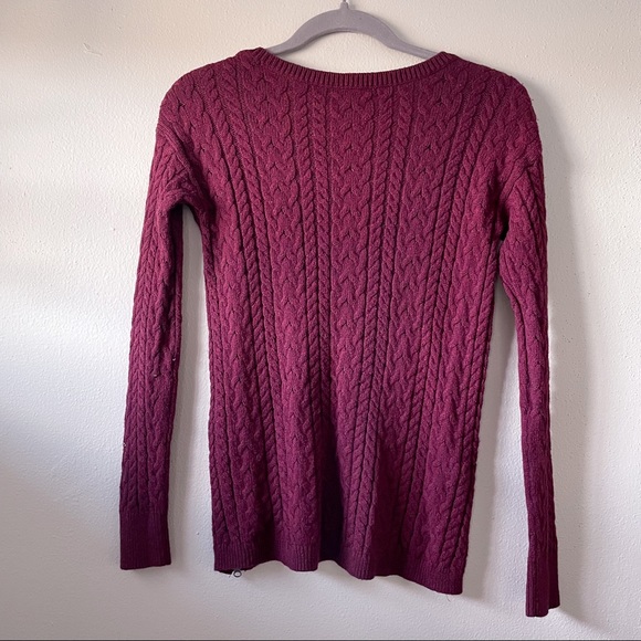 American Eagle Maroon Sweater - Picture 7 of 7